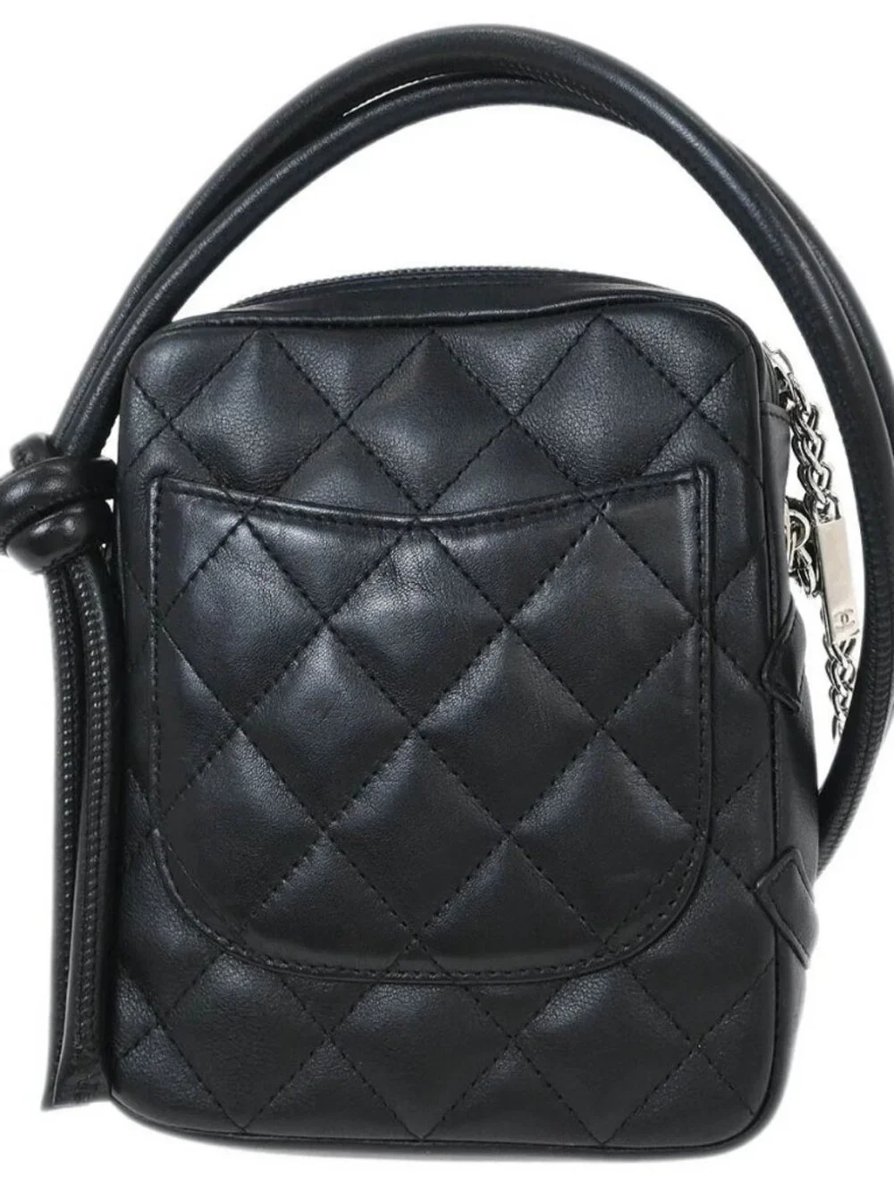 Chanel Black Calfskin Cambon Ligne Shoulder Bag 115829